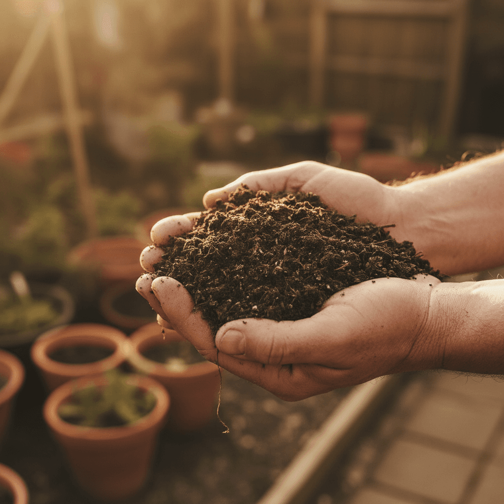Terre à jardin enrichie